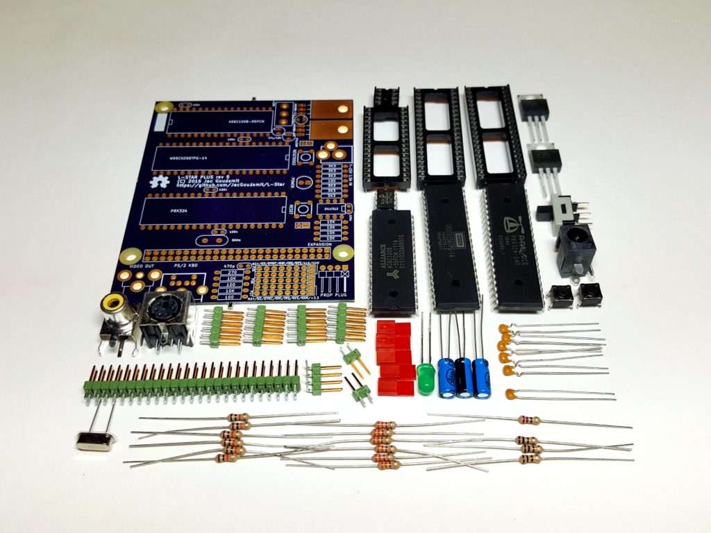 All the parts in the L-Star Plus kit